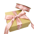 FRB087 SATIN RIBBON 'JUST FOR YOU'(25MM*50Y) - Freesia