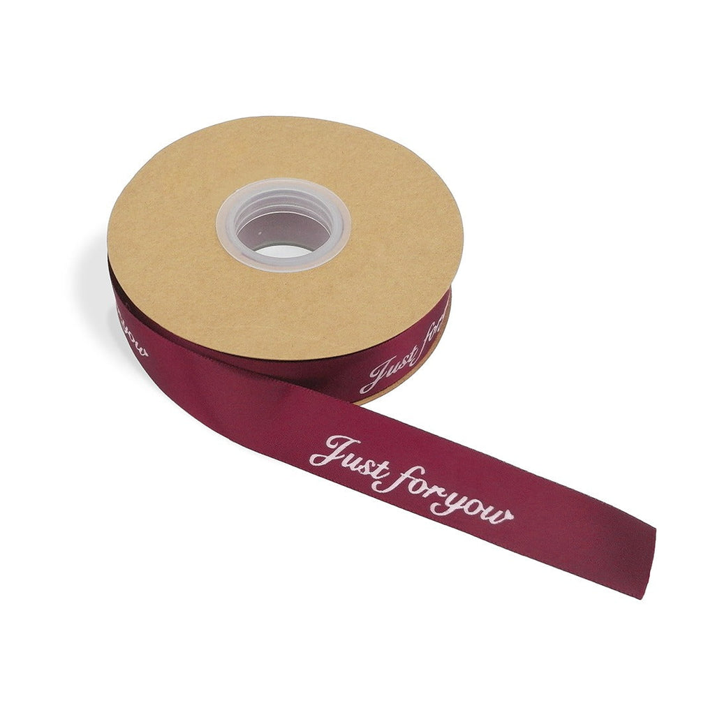 FRB087 SATIN RIBBON 'JUST FOR YOU'(25MM*50Y) - Freesia