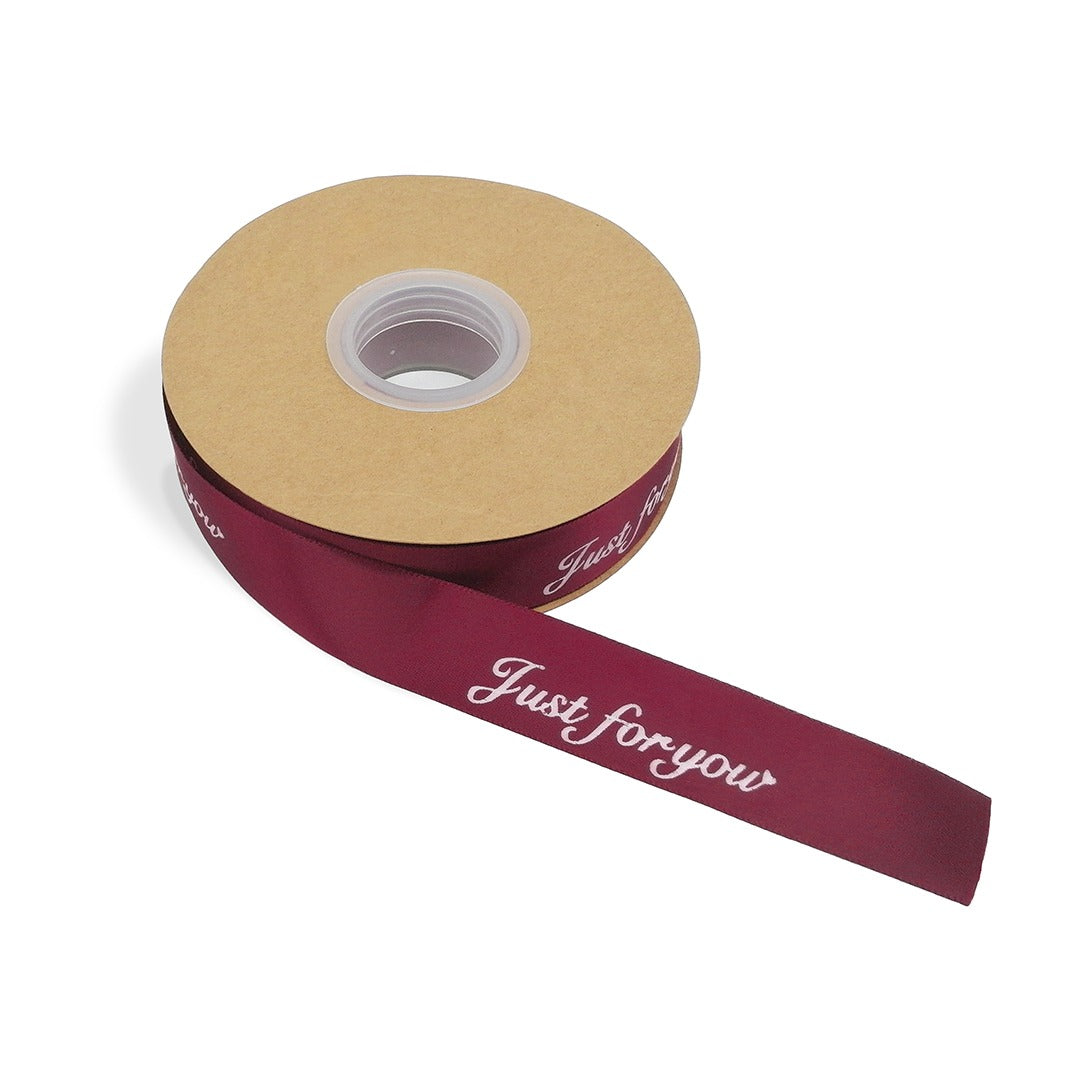 FRB087 SATIN RIBBON 'JUST FOR YOU'(25MM*50Y) - Freesia