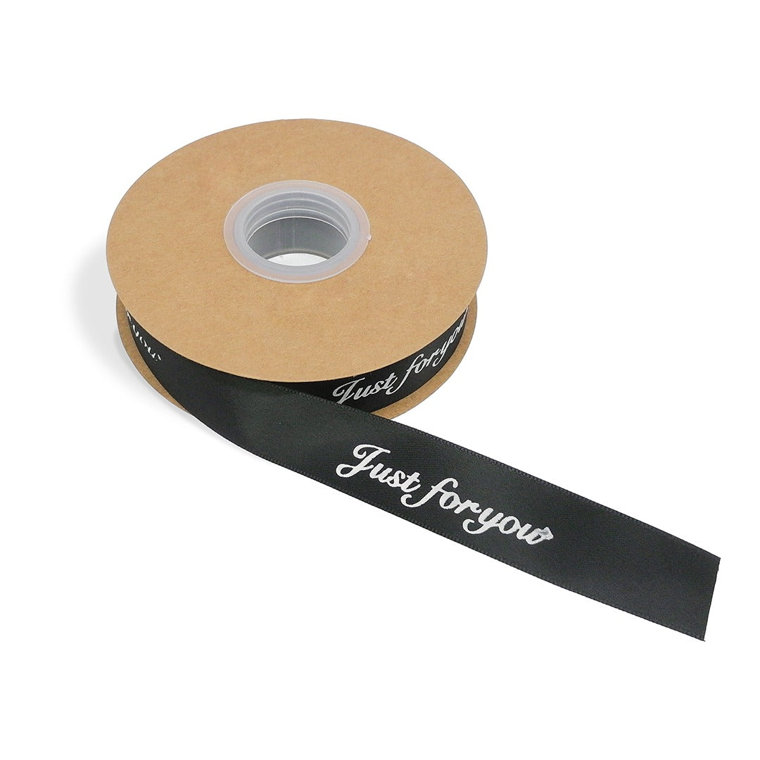 FRB087 SATIN RIBBON 'JUST FOR YOU'(25MM*50Y) - Freesia