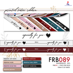 FRB089 SATIN RIBBON 'Especially for You' (10mm x 50Y) - Freesia