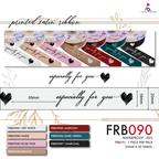 FRB090 PRINTED SATIN RIBBON 'Especially for You' (25mm x 50Y) - Freesia