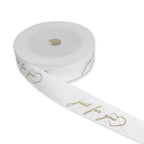 FRB094 Printed OPP Ribbon ' Just For You ' (30mm*50Y) - Freesia