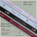 Freesia Printed Grosgrain Ribbon (25mm X 100Y)