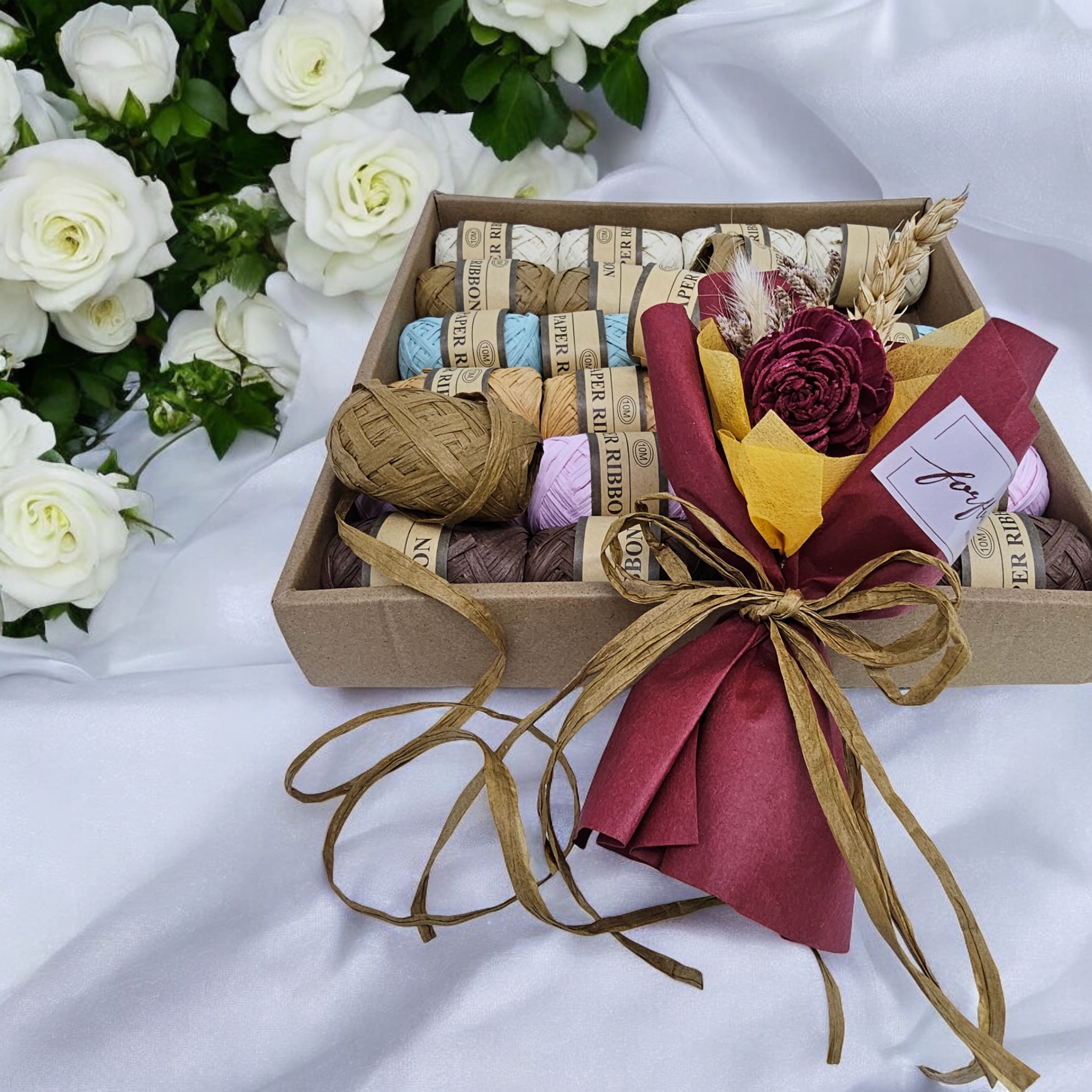 Paper Raffia Ribbon (10m/Roll) (24 Rolls / Box)