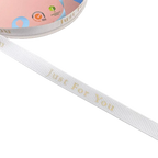 FRB126 "JUST FOR YOU" GROSGRAIN RIBBON (10MM*50Y) (Soft)