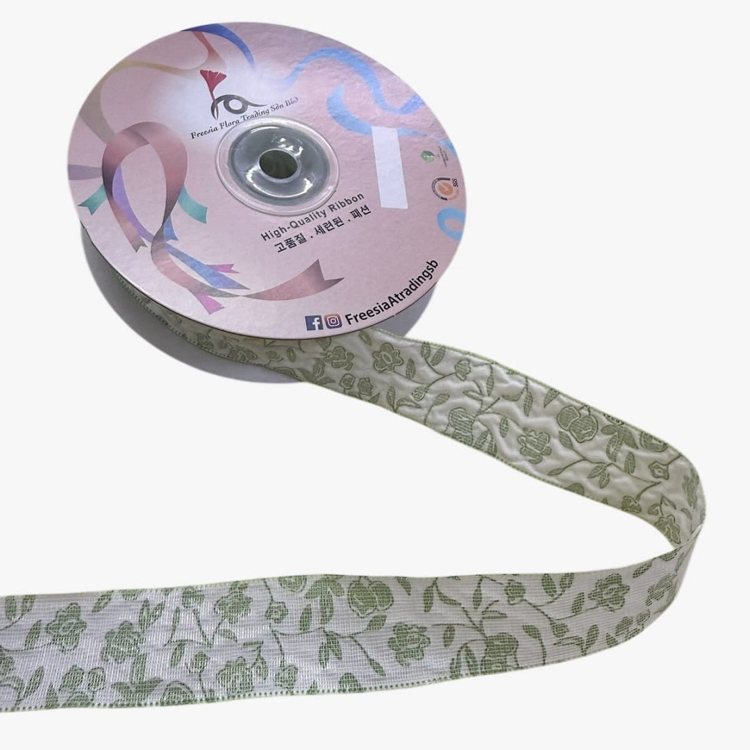 Floral Collection Fabric Ribbon