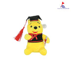 FTY014 8IN GRADUATE BEAR - Freesia