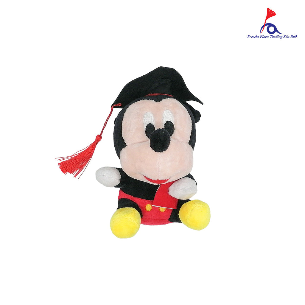 FTY014 8IN GRADUATE BEAR - Freesia
