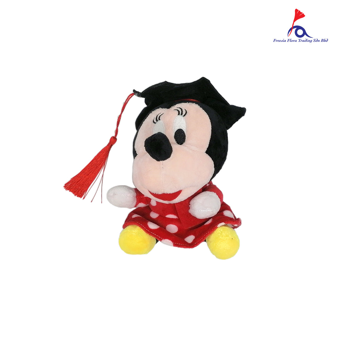 FTY014 8IN GRADUATE BEAR - Freesia
