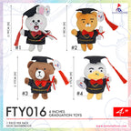 4" Graduate Bear