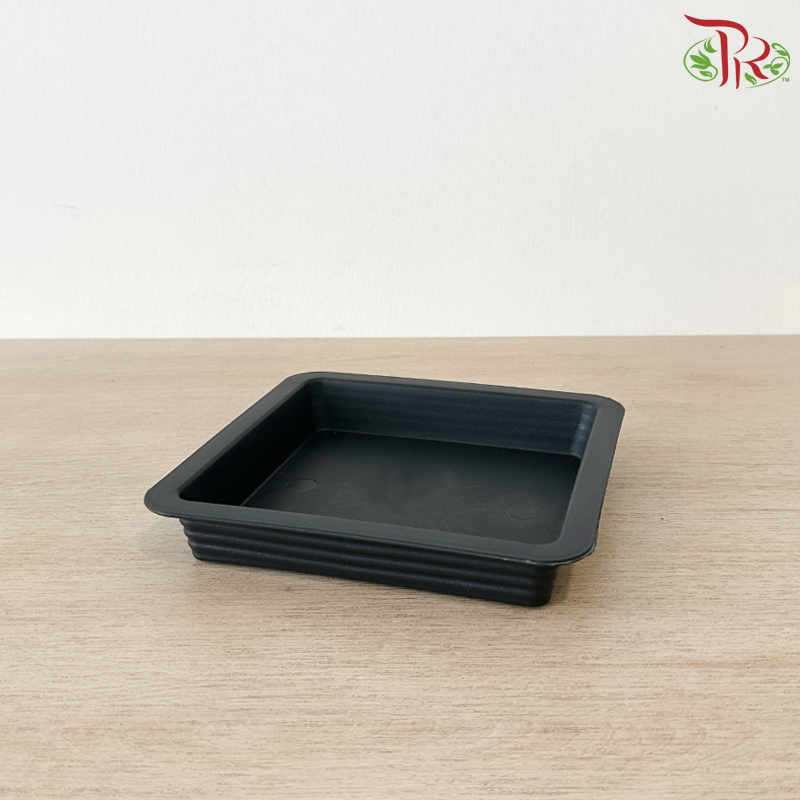 Felton Square Pot Saucer (FBL-250) (With Size & Color Options)