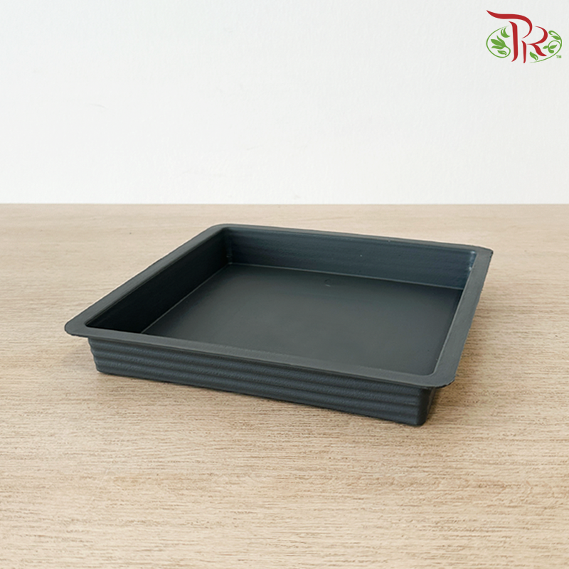 Felton Square Pot Saucer (FBL-250) (With Size & Color Options)