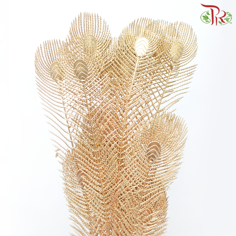 CNY Artificial Gold Leaf - Peacock Feather (5 Units)