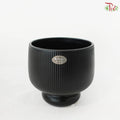 Modern Ribbed Ceramic pot