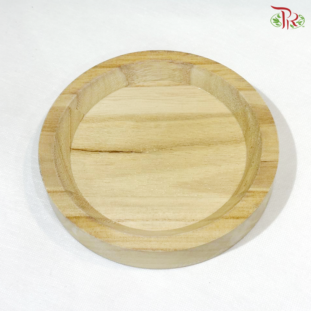 HS2014/24 - Slanted Mouth Vase With Wooden Stand (YSHS2014)