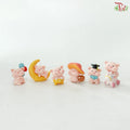 Happy Piglet Ornaments (6 units)