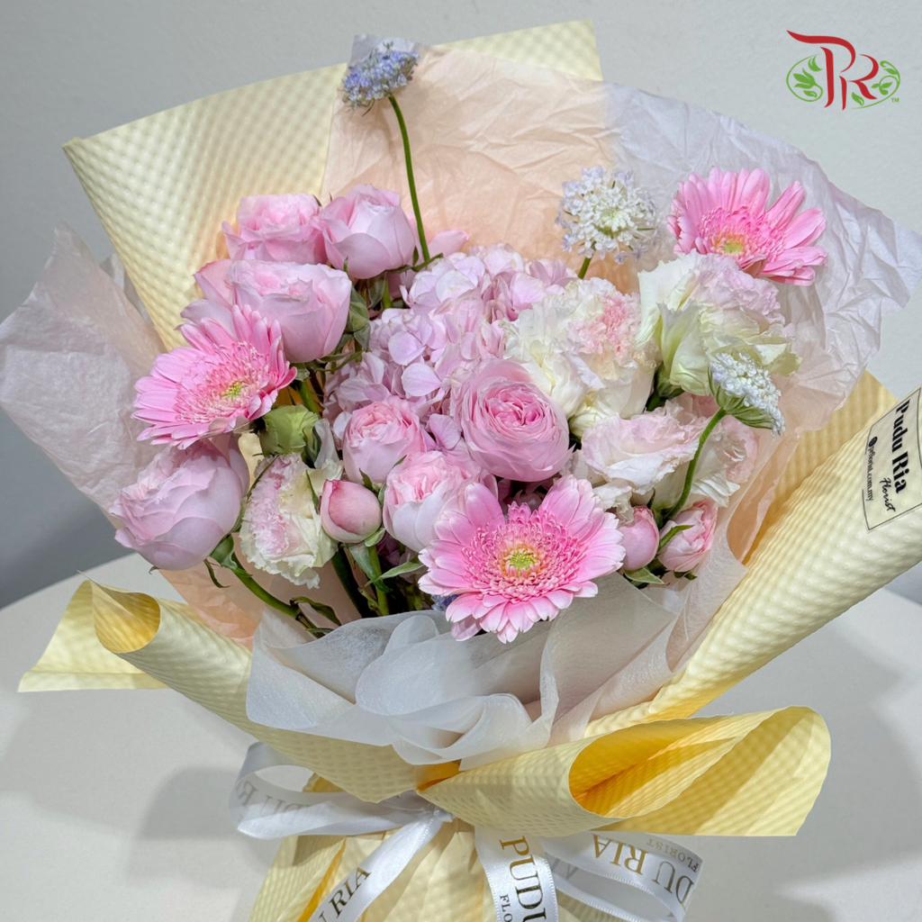Signature Weekly Flower Bunch - Pink Serenity Raya (Medium Bunch)