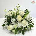 Pure Grace - Table Centerpiece In White (Double sided)
