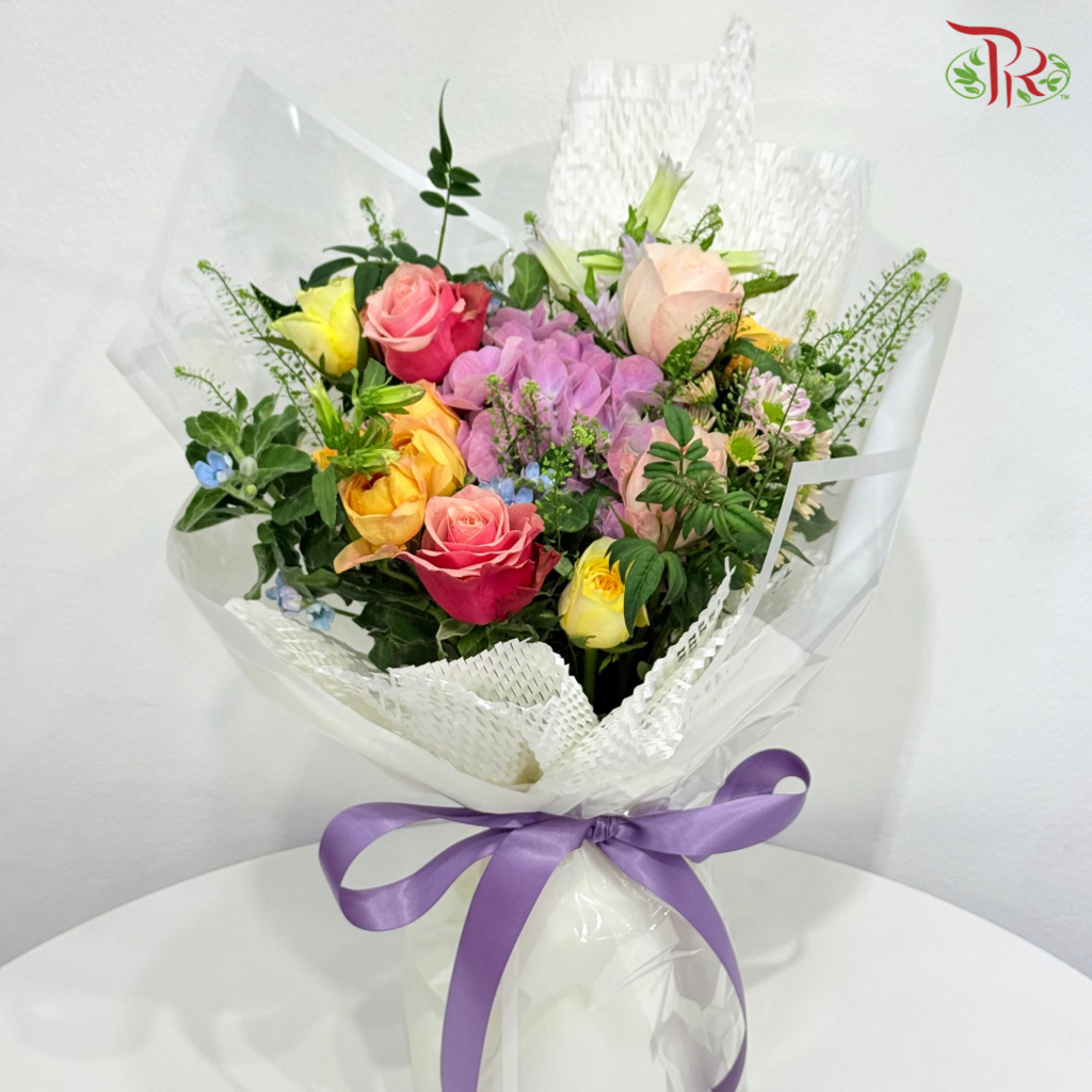 Signature Weekly Flower Bunch - Sunset Romance (Big Bunch)