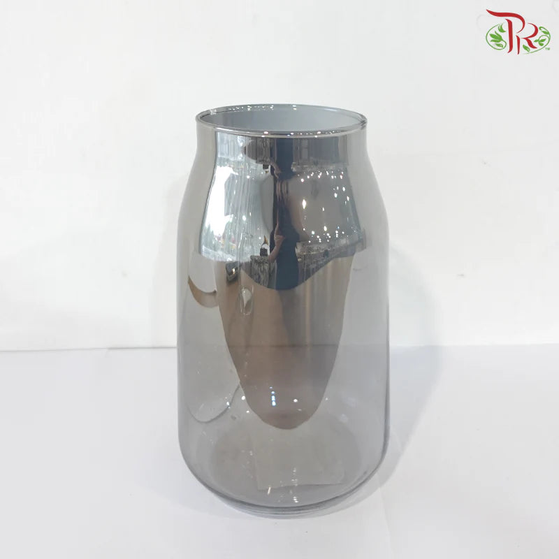 JX1-003/24 - Electroplated Vase  Grey