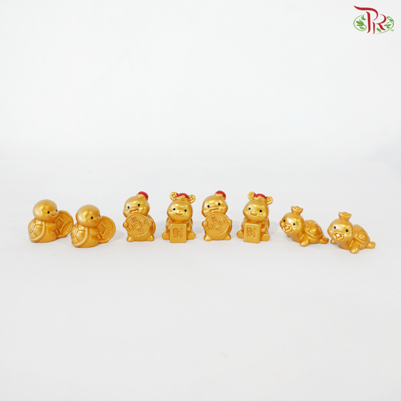 Golden Turtle Ornaments (8PCS Per Pack)