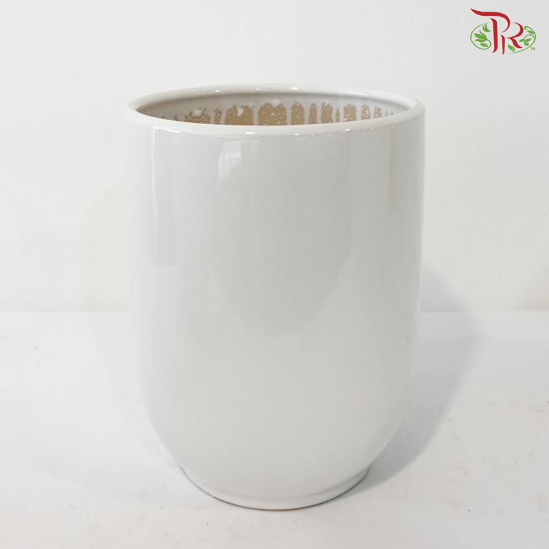 PD-3013-W - White Pot