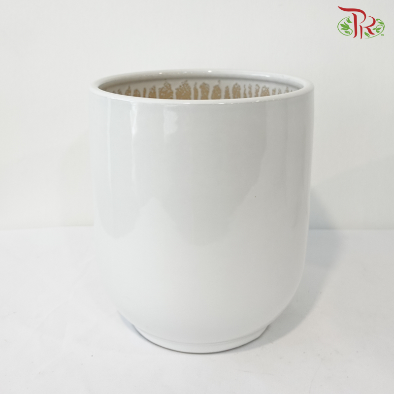PD-3013-W - White Pot