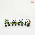 Gardening Miniature (Asst) - Bamboo Panda Ornaments 4PCS (A)