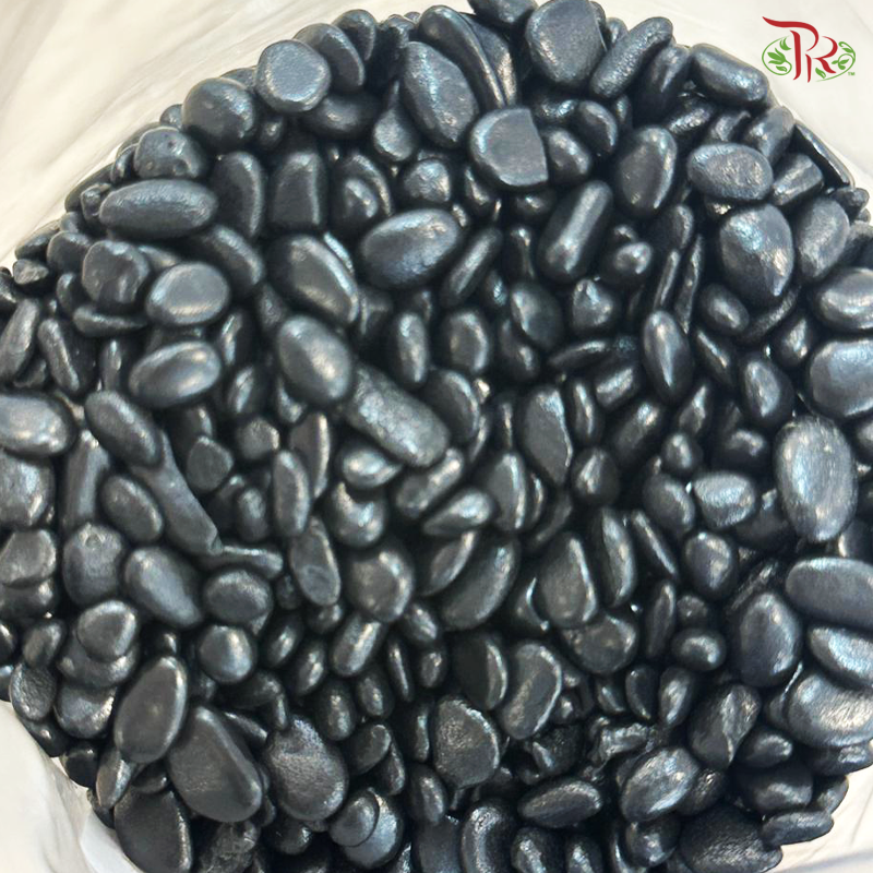 Polished Black Stone 3-5mm《精品黑石》(1KG)