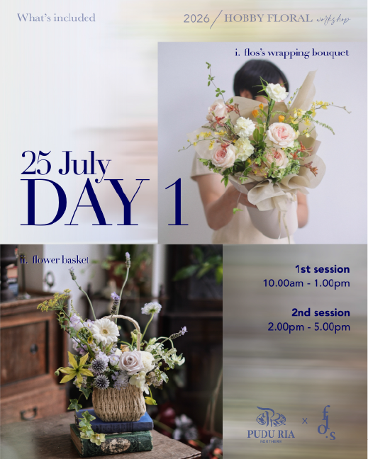July 2026 | Floral Design Workshop by Flos. Cotidie
