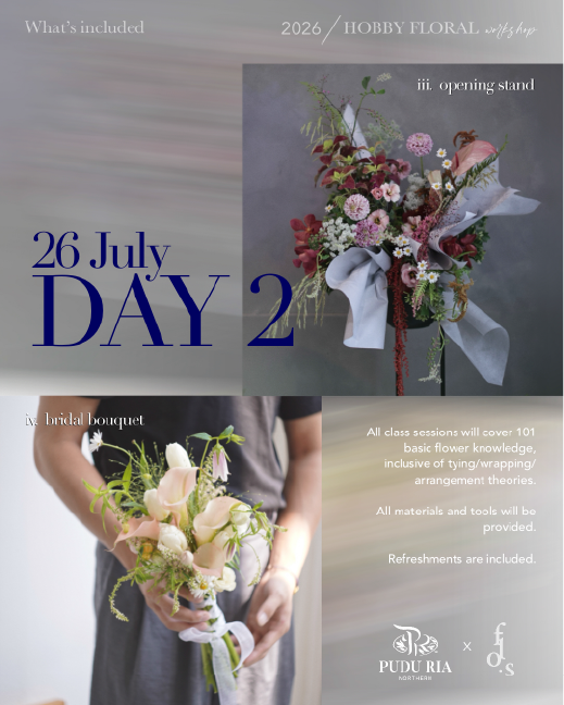 July 2026 | Floral Design Workshop by Flos. Cotidie