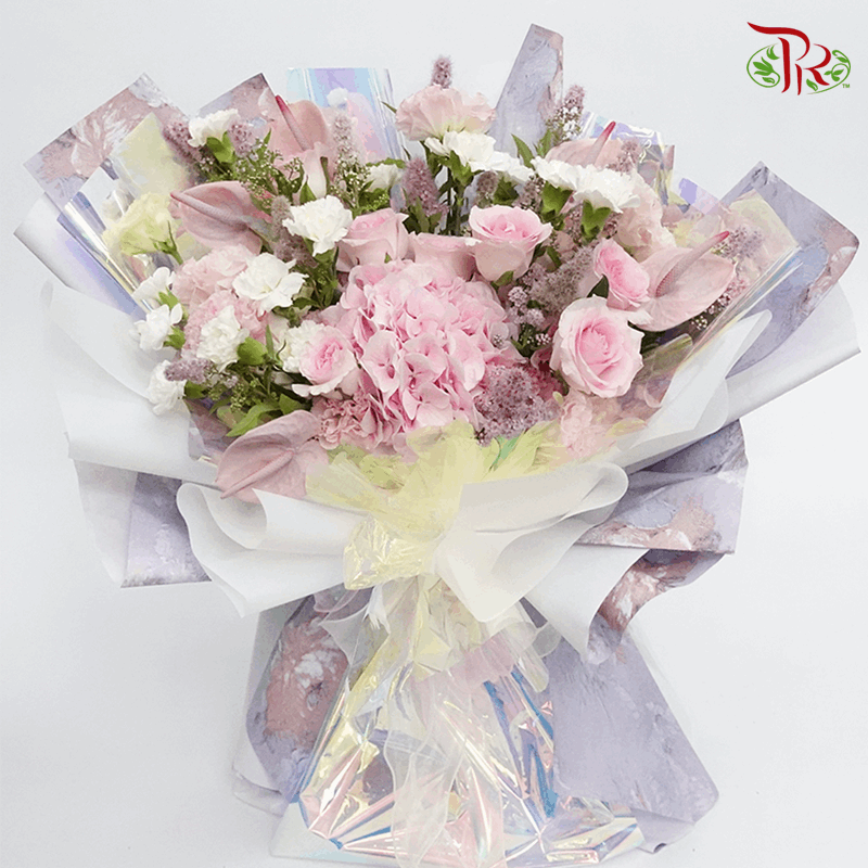Barbie Premium Bouquet In Pastel Colour