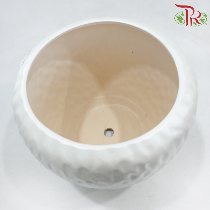 SSJ-23-47 Pearl White Pot