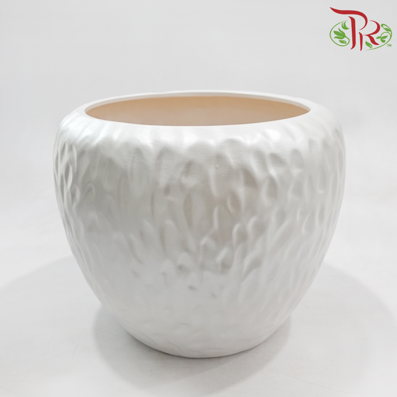 SSJ-23-47 Pearl White Pot