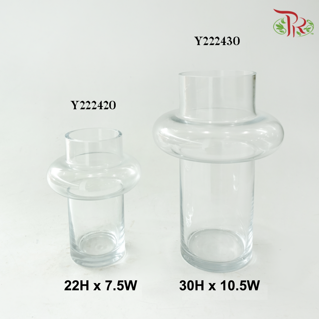Clear Glass Vase
