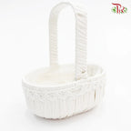 White Basket 46-030 (S) - Pudu Ria Florist Southern