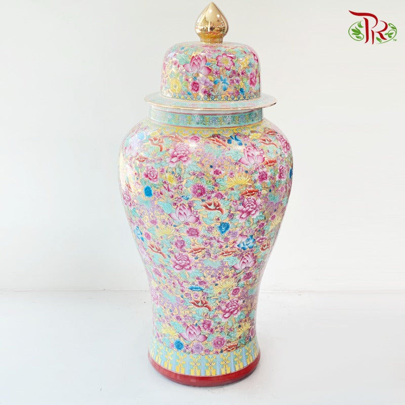 Premium Antique Peony Vase