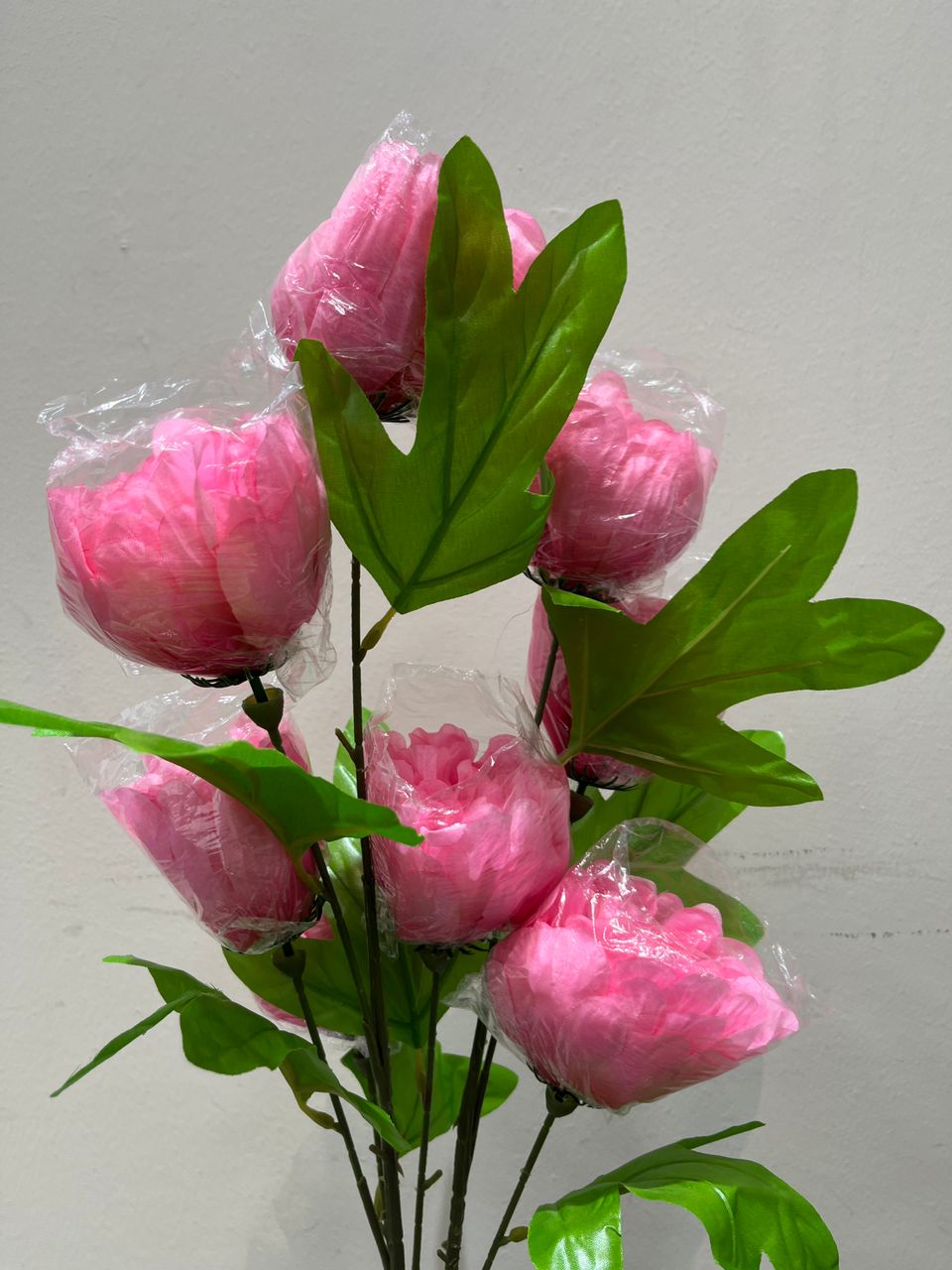 70cm 8 Head Peony Spray