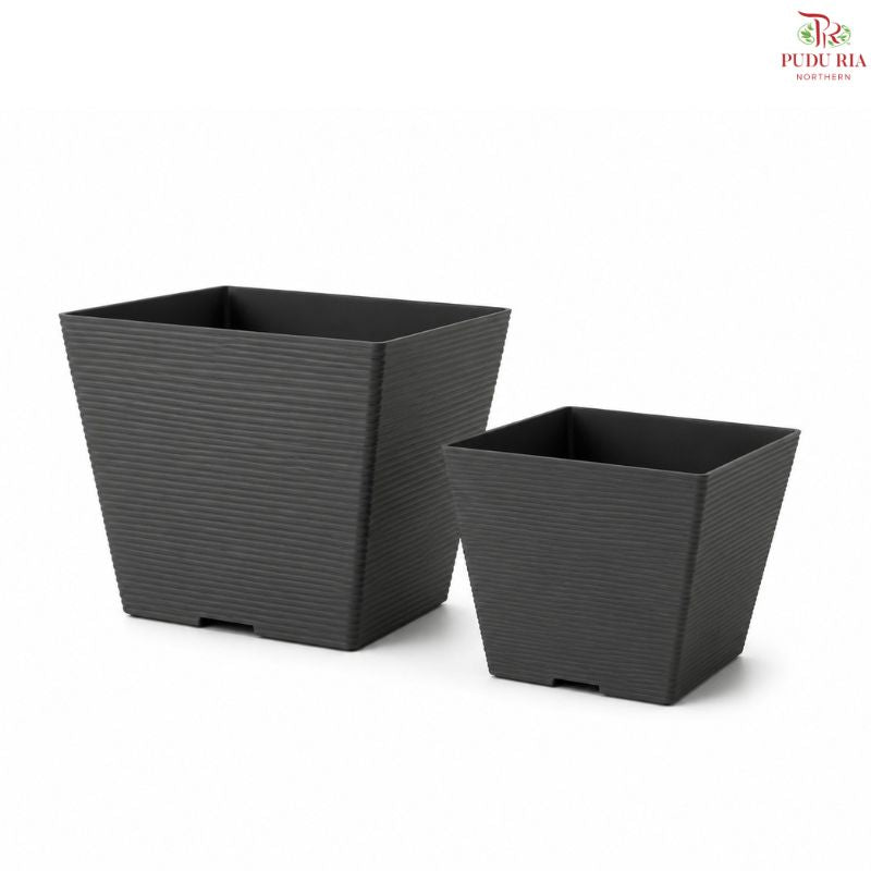 FELTON SQUARE FLOWER POT 2491