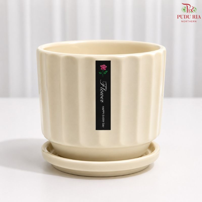TY-6804 Beige Pot