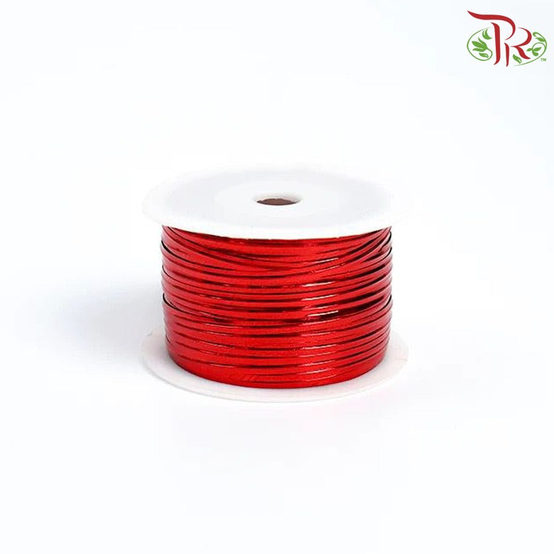 4MM Metallic Ribbon Tie - Gold