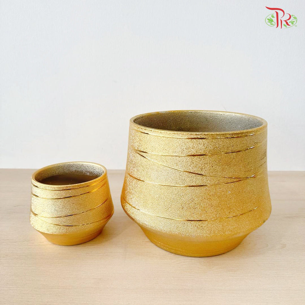 YU-595 - Gold Pot (With Size Options)