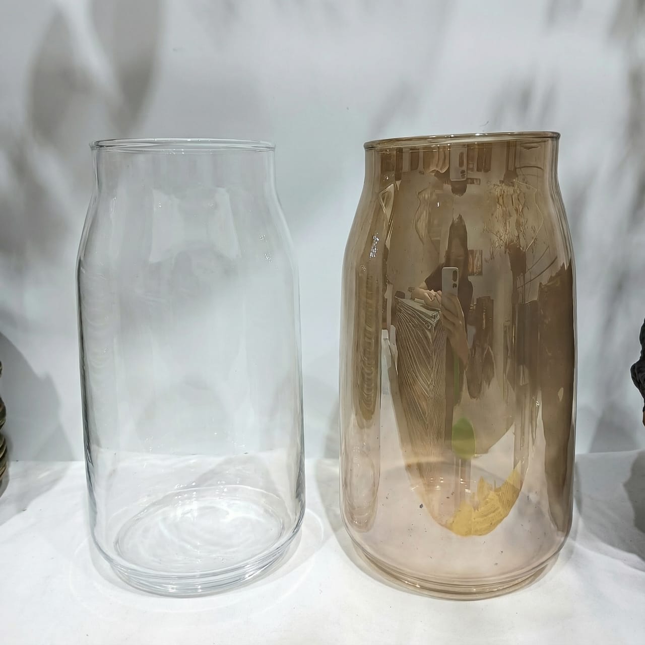 JX1-00324 - Glass Vase (YSJX1-003) Brown