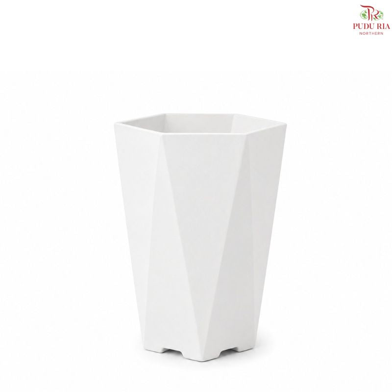 Felton Hexagon Flower Pot 2776