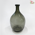 Grey Color Glass Vase
