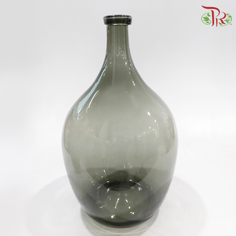 Grey Color Glass Vase