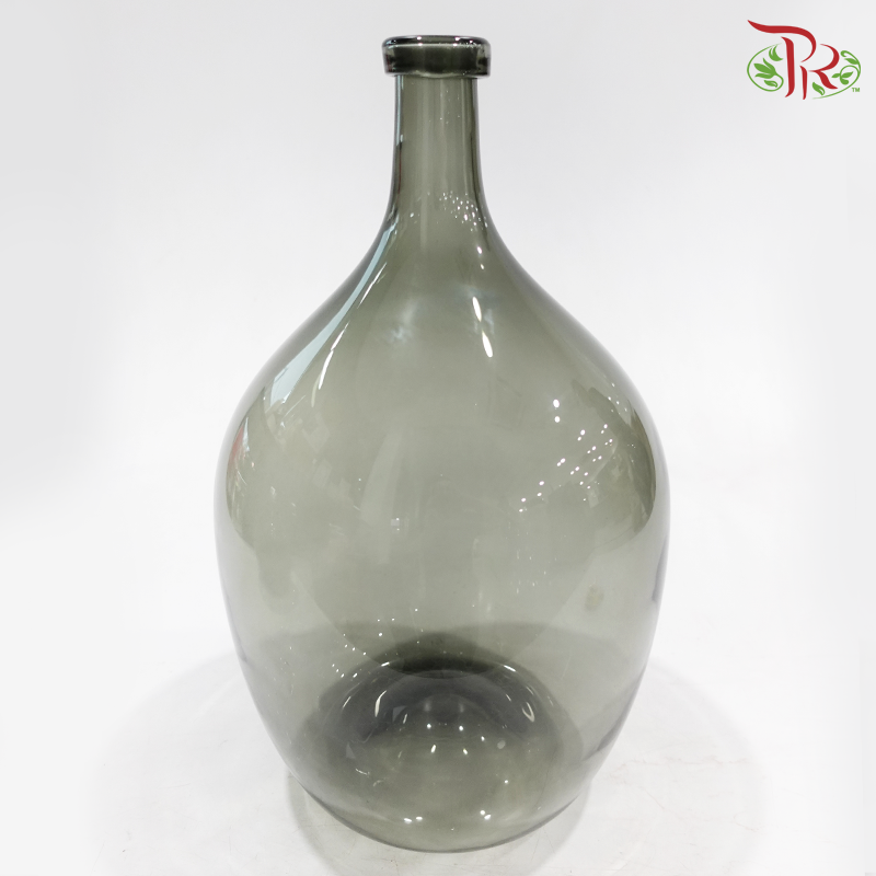 Grey Color Glass Vase