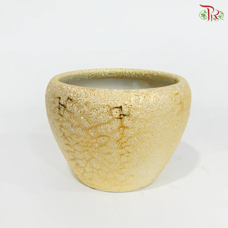 YU571 - Gold Pot (With Size Options)