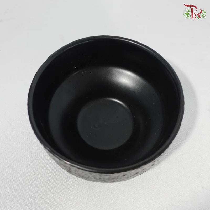 ZF-1148Modern Textured Ceramic Ikebana Vase (Black / White)